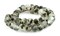 Jumbo Recycled Glass Beads - Beaded Wall Hangings - Extra Large African Sea Glass Beads 21-25mm - The Bead Chest (Black Camouflage)